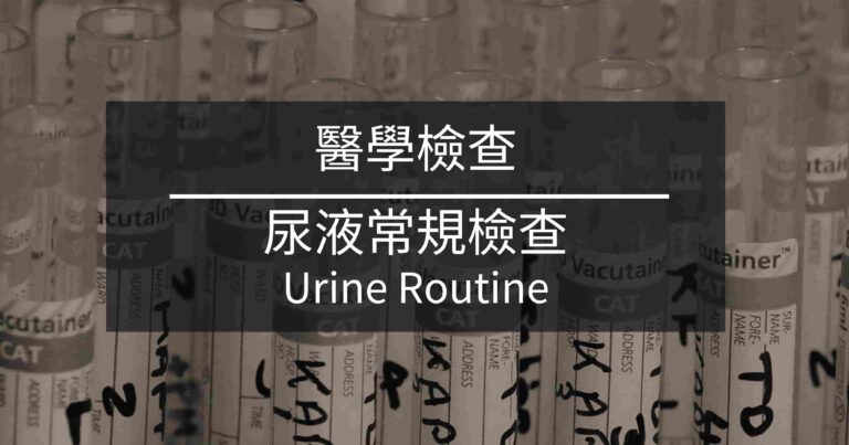 標題：尿液常規檢查 Urine Routine